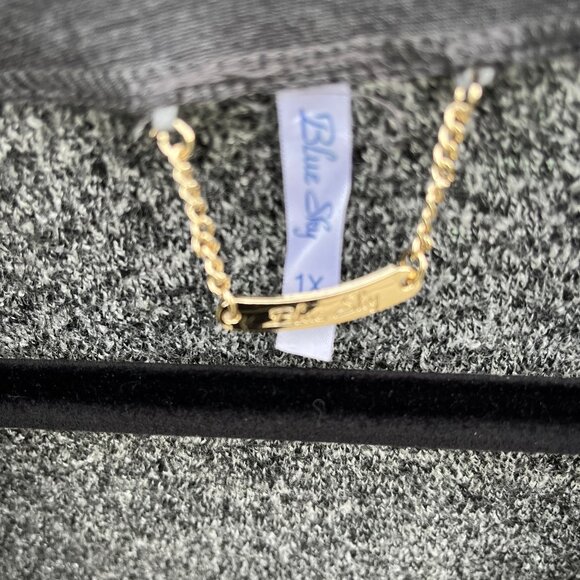 Blue Sky Womans Long Sweater Cardigan- XL - Picture 2 of 3